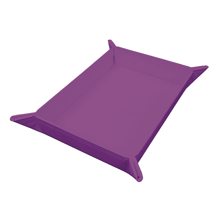 Vivid Magnetic Foldable Dice Tray - Purple