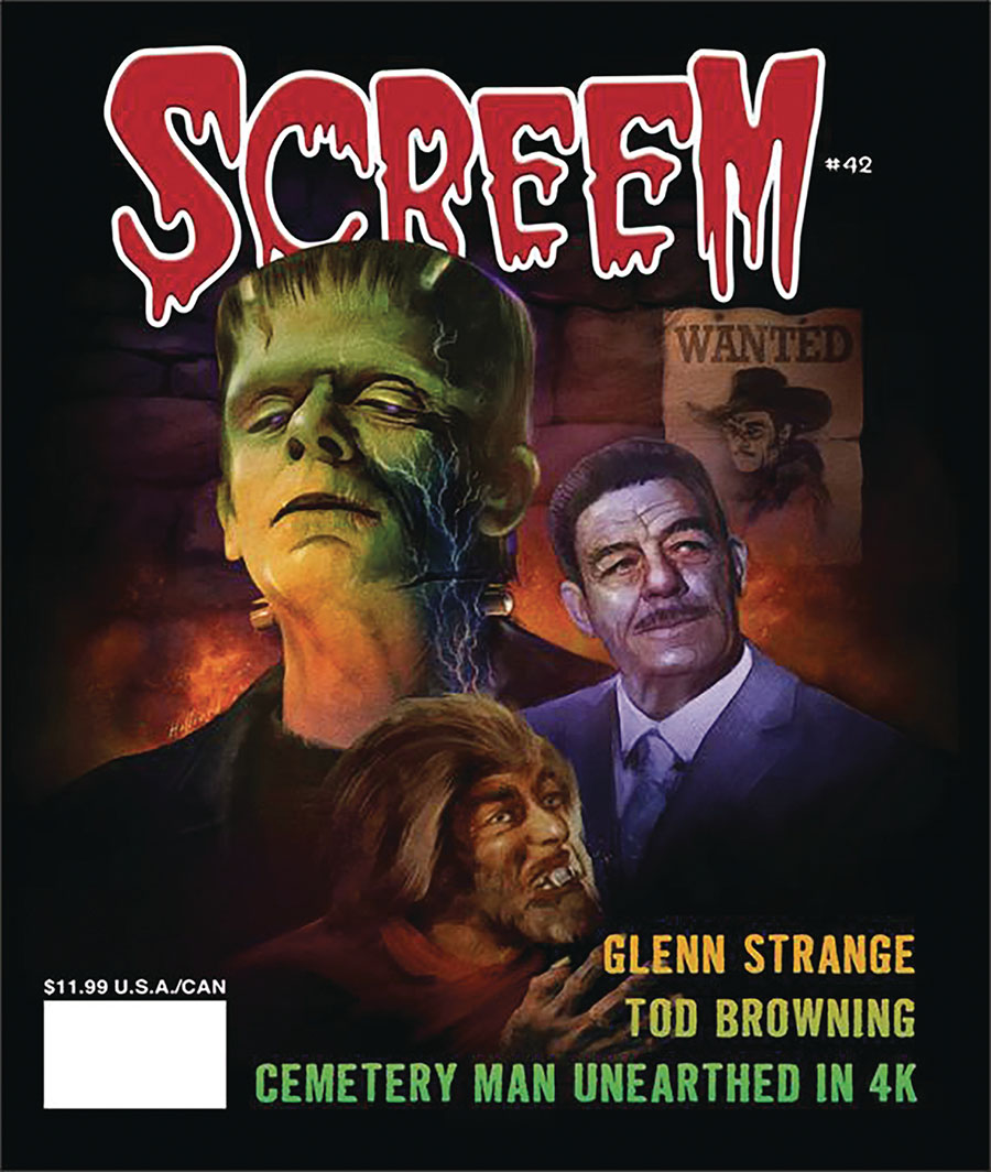 Screem Magazine #42 Previews Exclusive Glenn Strange Edition