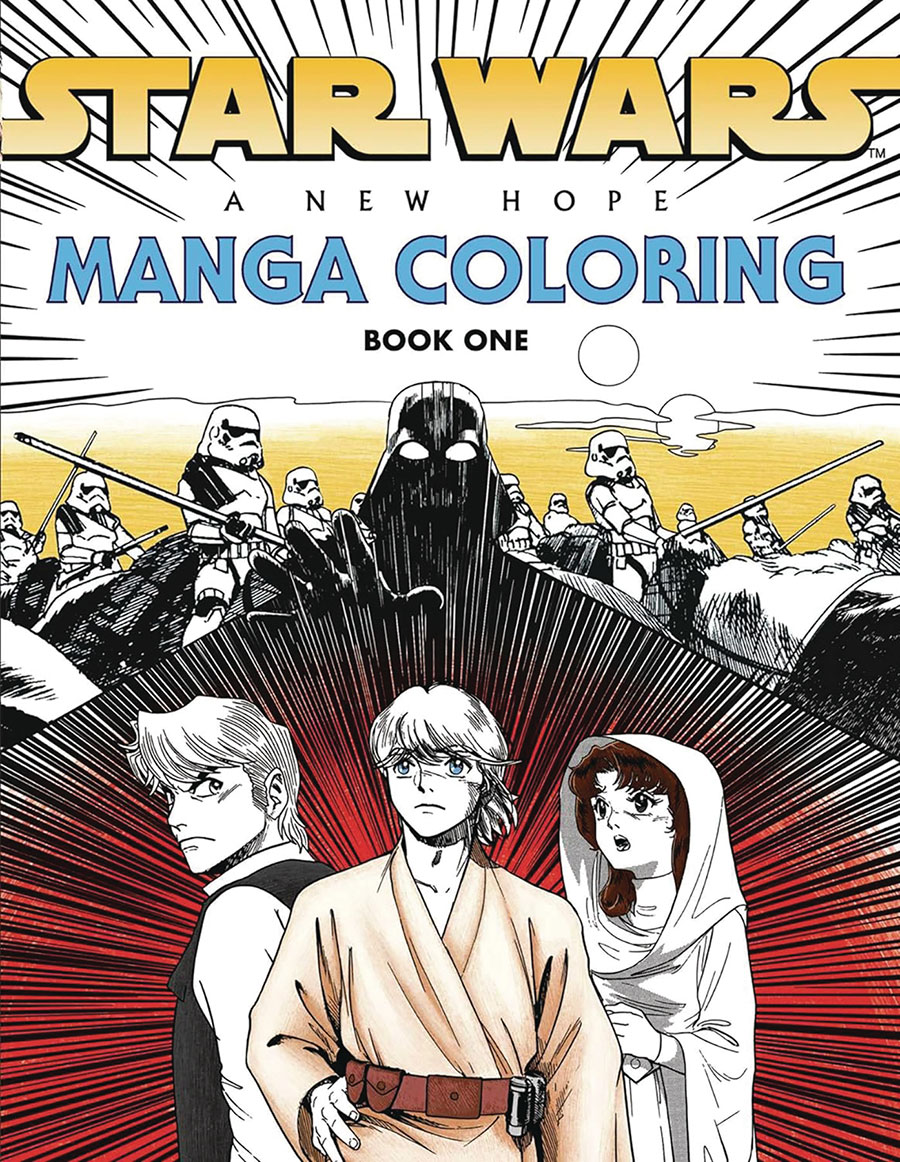 Star Wars A New Hope Manga Coloring Book TP