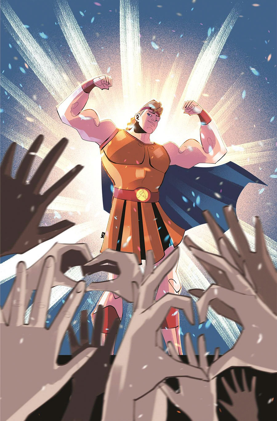 Disney Hercules #1 Cover Q Incentive George Kambadais Virgin Cover