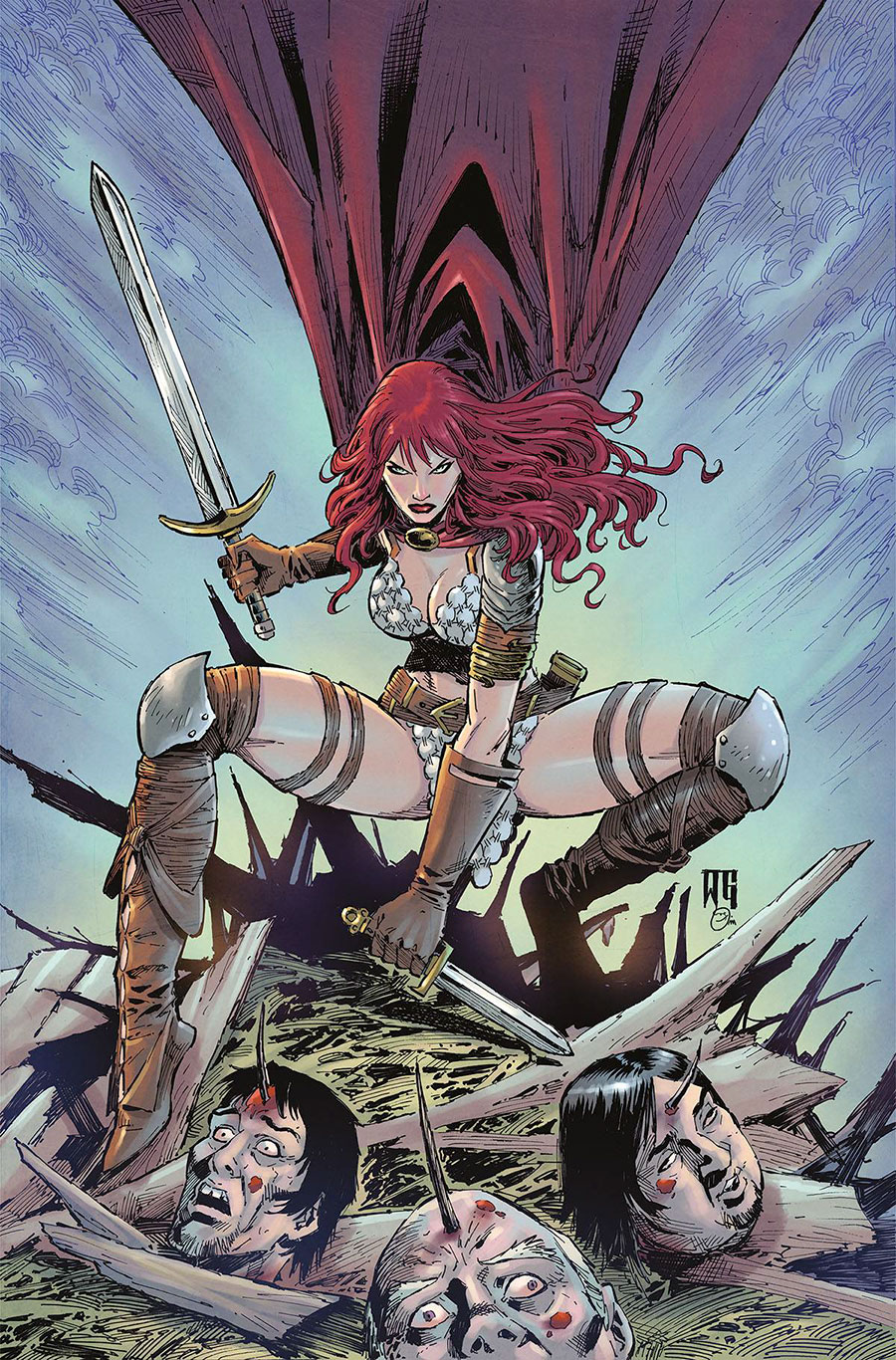 Red Sonja Vol 10 #10 Cover J Incentive Walter Geovani Virgin Cover