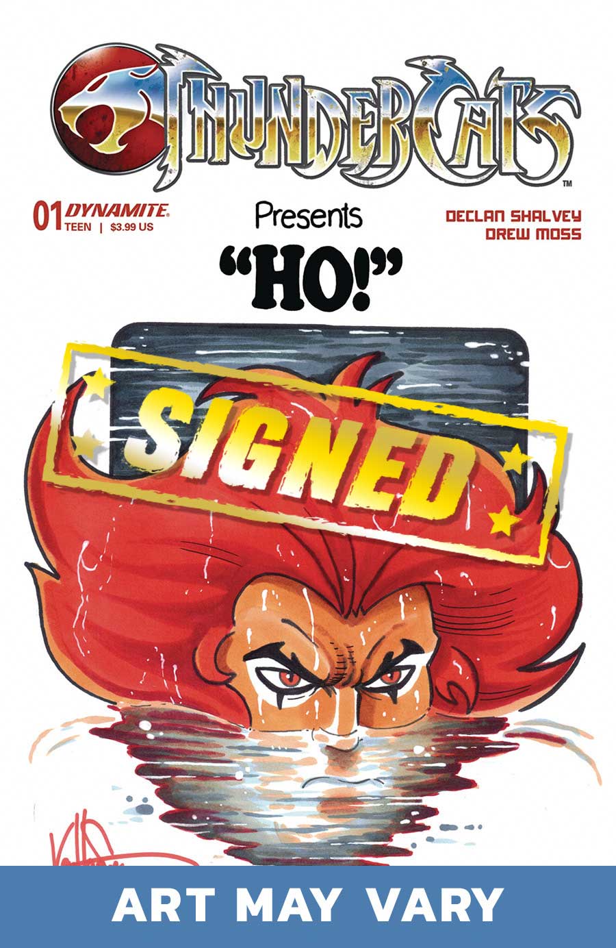 Thundercats Vol 3 #1 Cover Z-K DF Signed & Remarked Homage Hand-Drawn Sketch Cover By Ken Haeser