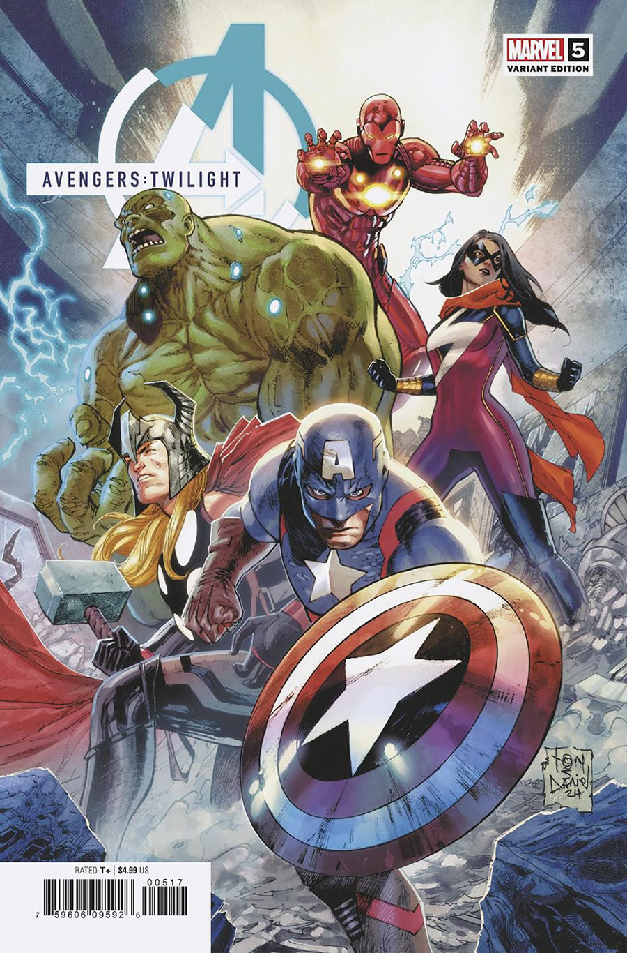 Avengers Twilight #5 Cover E Incentive Tony S Daniel Variant Cover