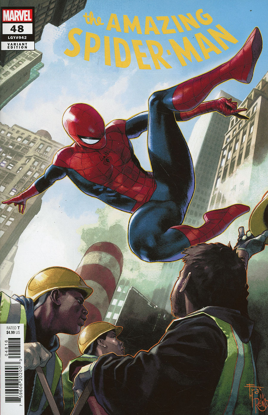 Amazing Spider-Man Vol 6 #48 Cover E Incentive Francesco Mobili Variant Cover