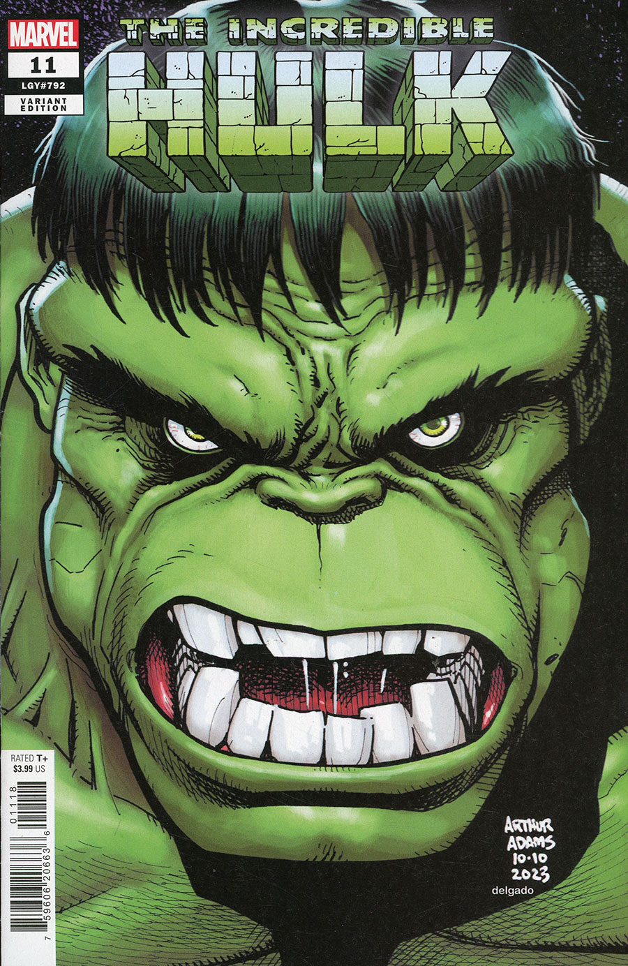 Incredible Hulk Vol 5 #11 Cover C Incentive Arthur Adams Variant Cover