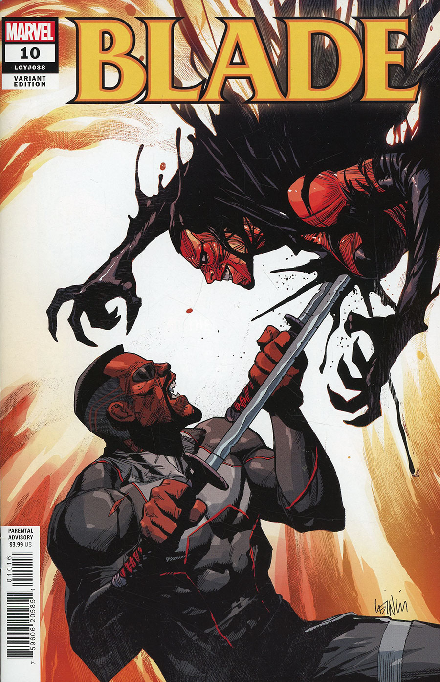 Blade Vol 4 #10 Cover C Incentive Leinil Francis Yu Variant Cover