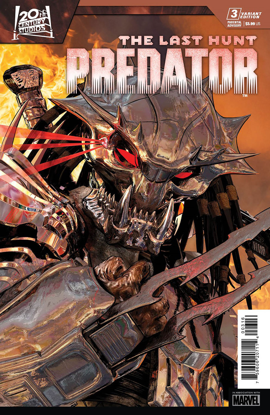 Predator The Last Hunt #3 Cover C Incentive Mike Mayhew Variant Cover