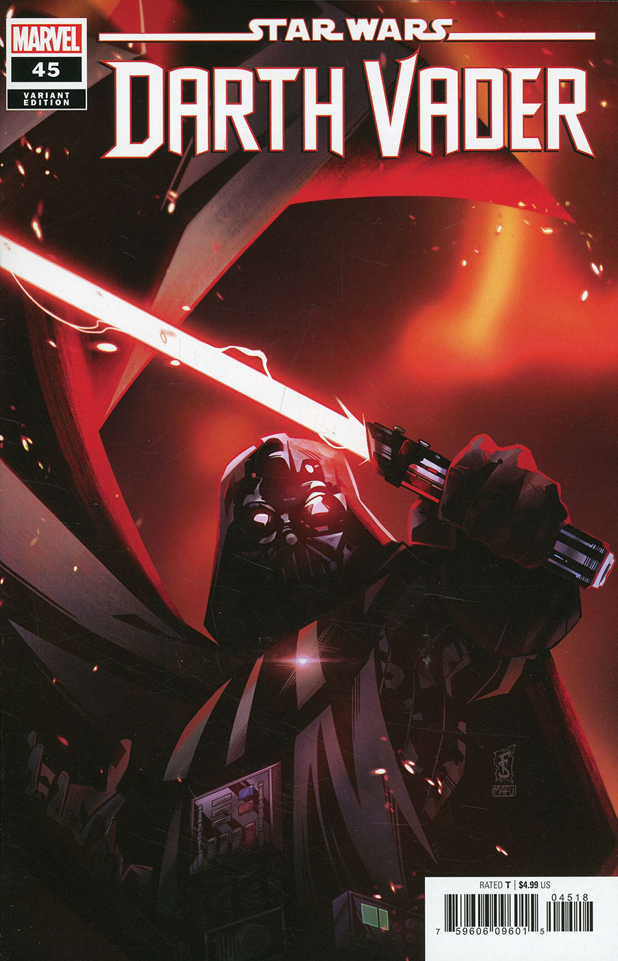 Star Wars Darth Vader #45 Cover E Incentive Federico Sabbatini Variant Cover