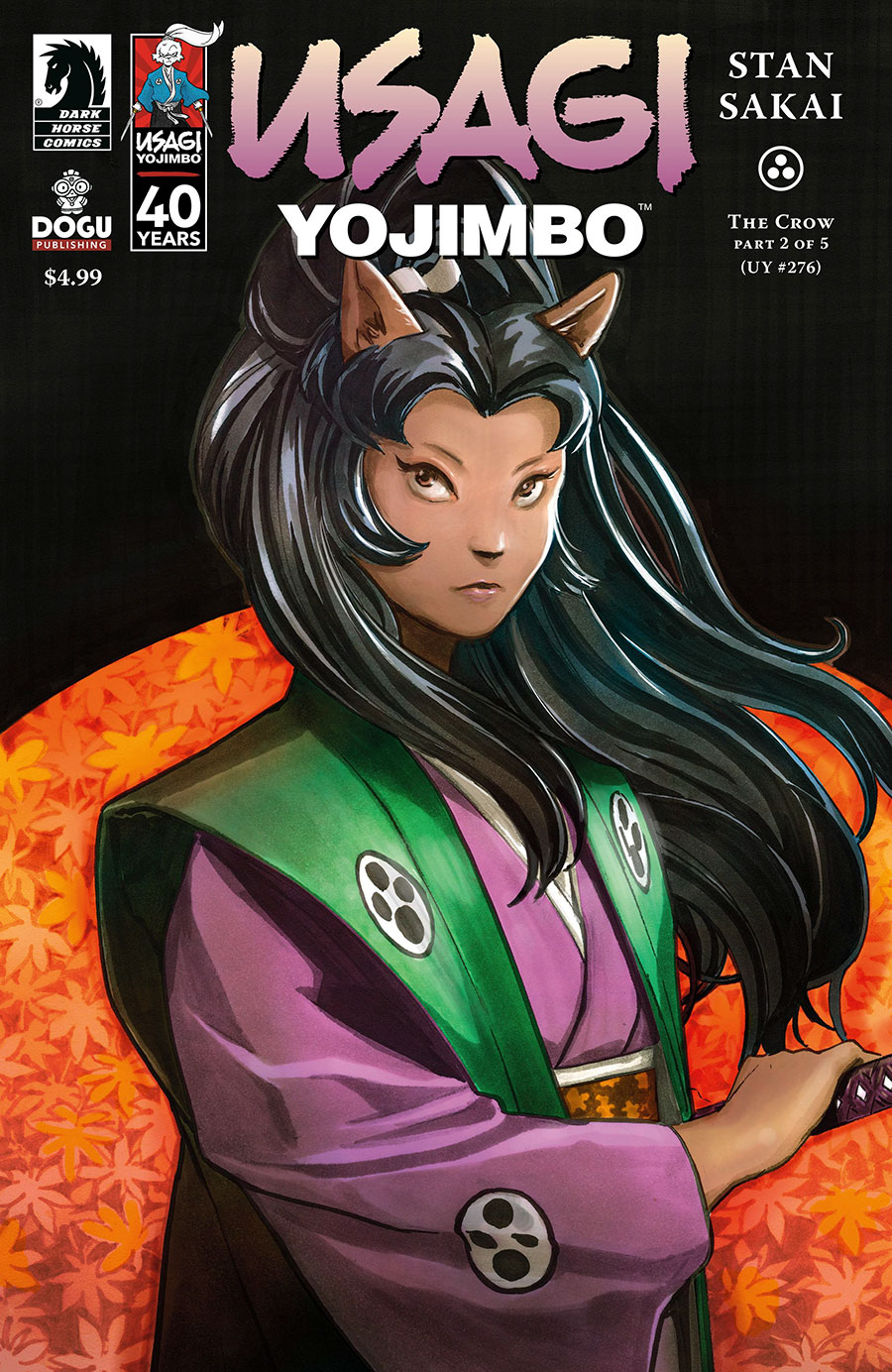 Usagi Yojimbo The Crow #2 Cover C Incentive Arita Mitsuhiro Variant Cover