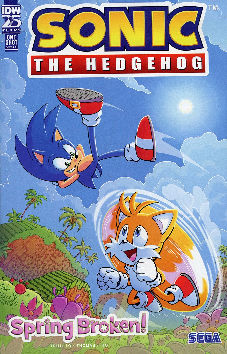 Sonic The Hedgehog Spring Broken #1 (One Shot) Cover C Incentive Abby Bulmer Variant Cover