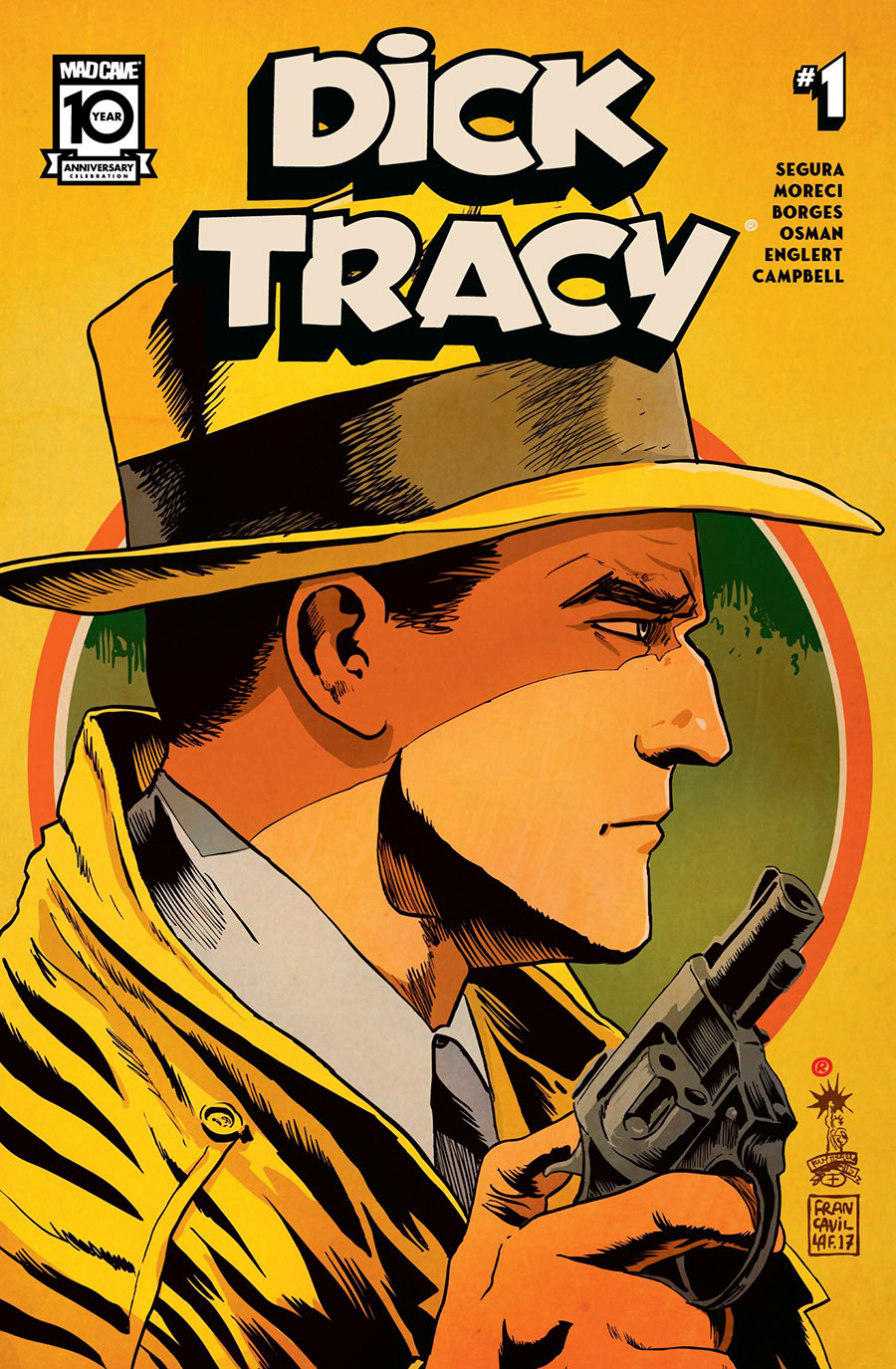 Dick Tracy (Mad Cave Studios) #1 Cover E Incentive Francesco Francavilla Variant Cover