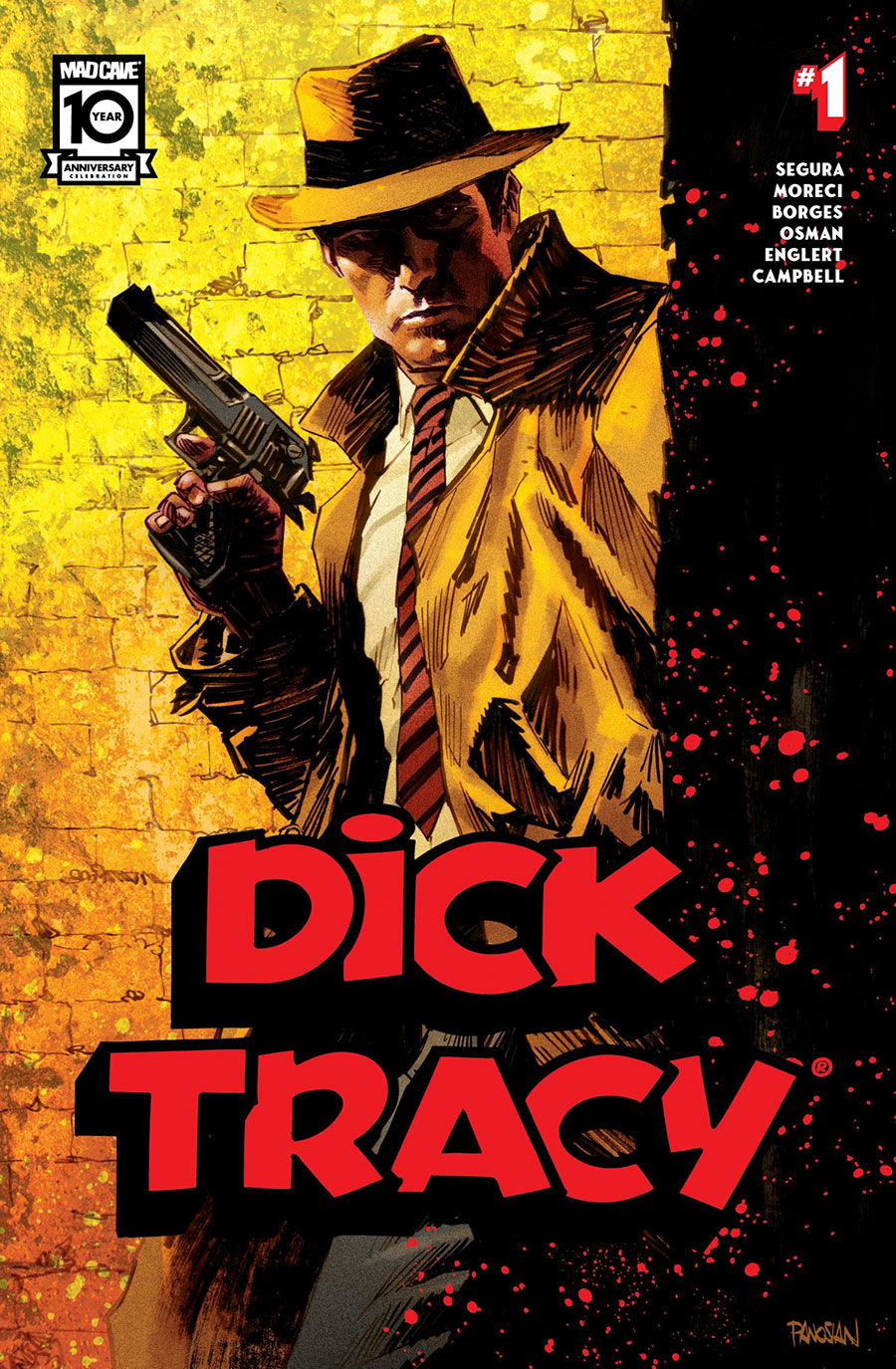 Dick Tracy (Mad Cave Studios) #1 Cover F Incentive Dan Panosian Variant Cover