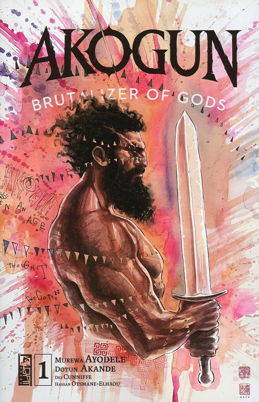 Akogun Brutalizer Of Gods #1 Cover E Incentive David Mack Variant Cover