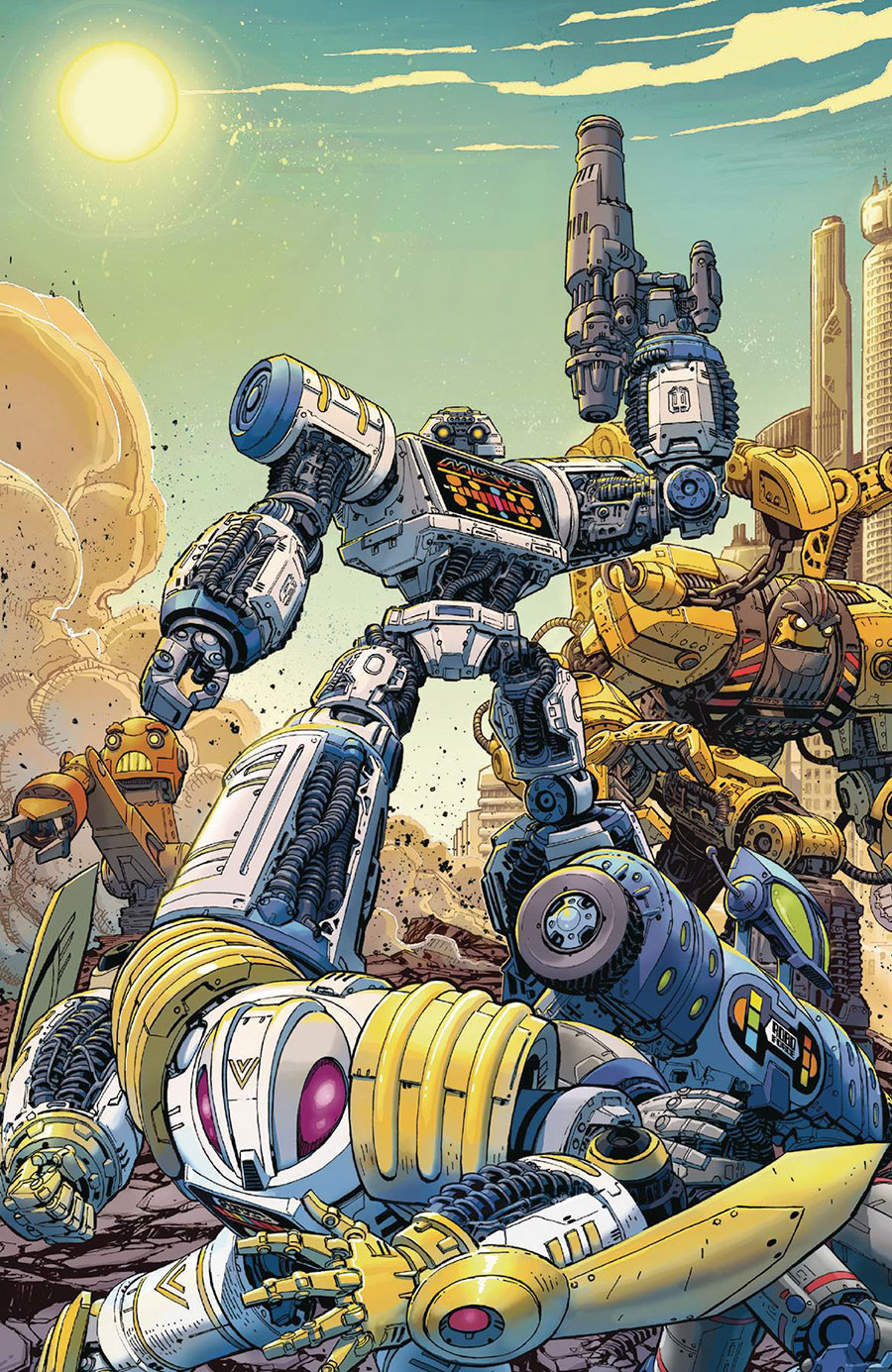 Roboforce #1 Cover E Incentive Dustin Weaver Virgin Cover