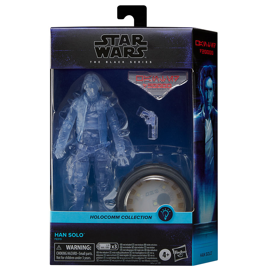 Star Wars Black Series Holocomm Collection Han Solo Action Figure Case