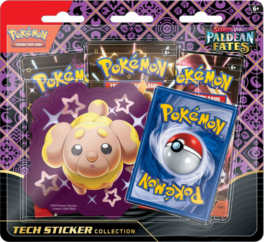 Pokemon Scarlet And Violet Paldean Fates Tech Sticker Collection (Case)