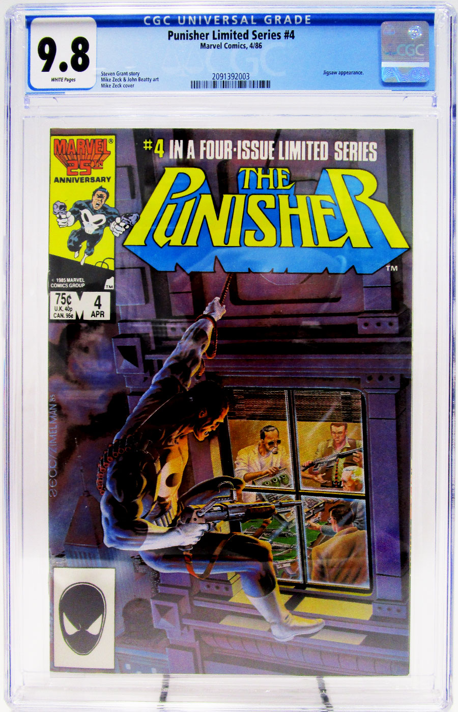 Punisher #4 Cover C CGC 9.8