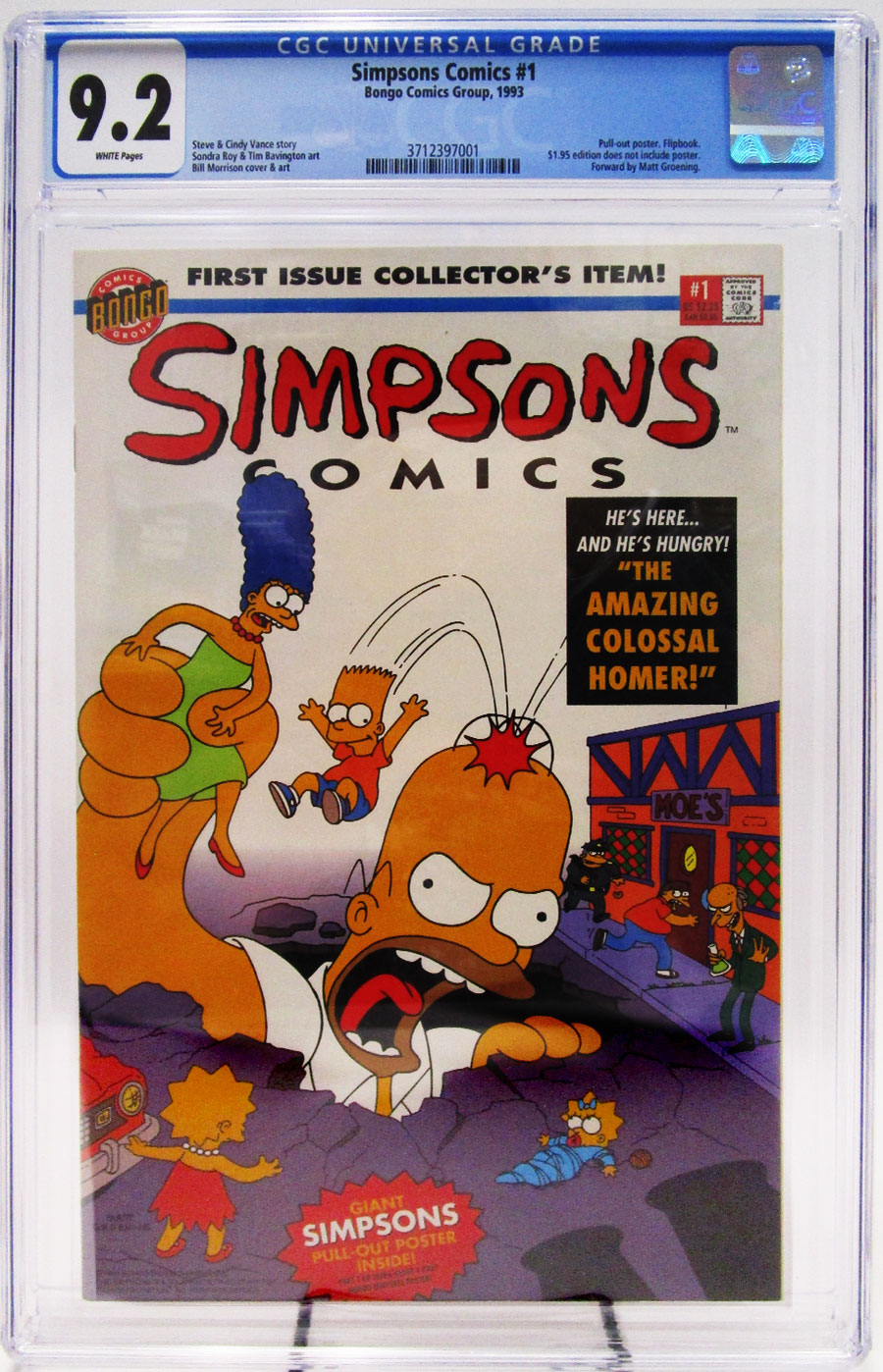 Simpsons Comics #1 Cover C CGC 9.2