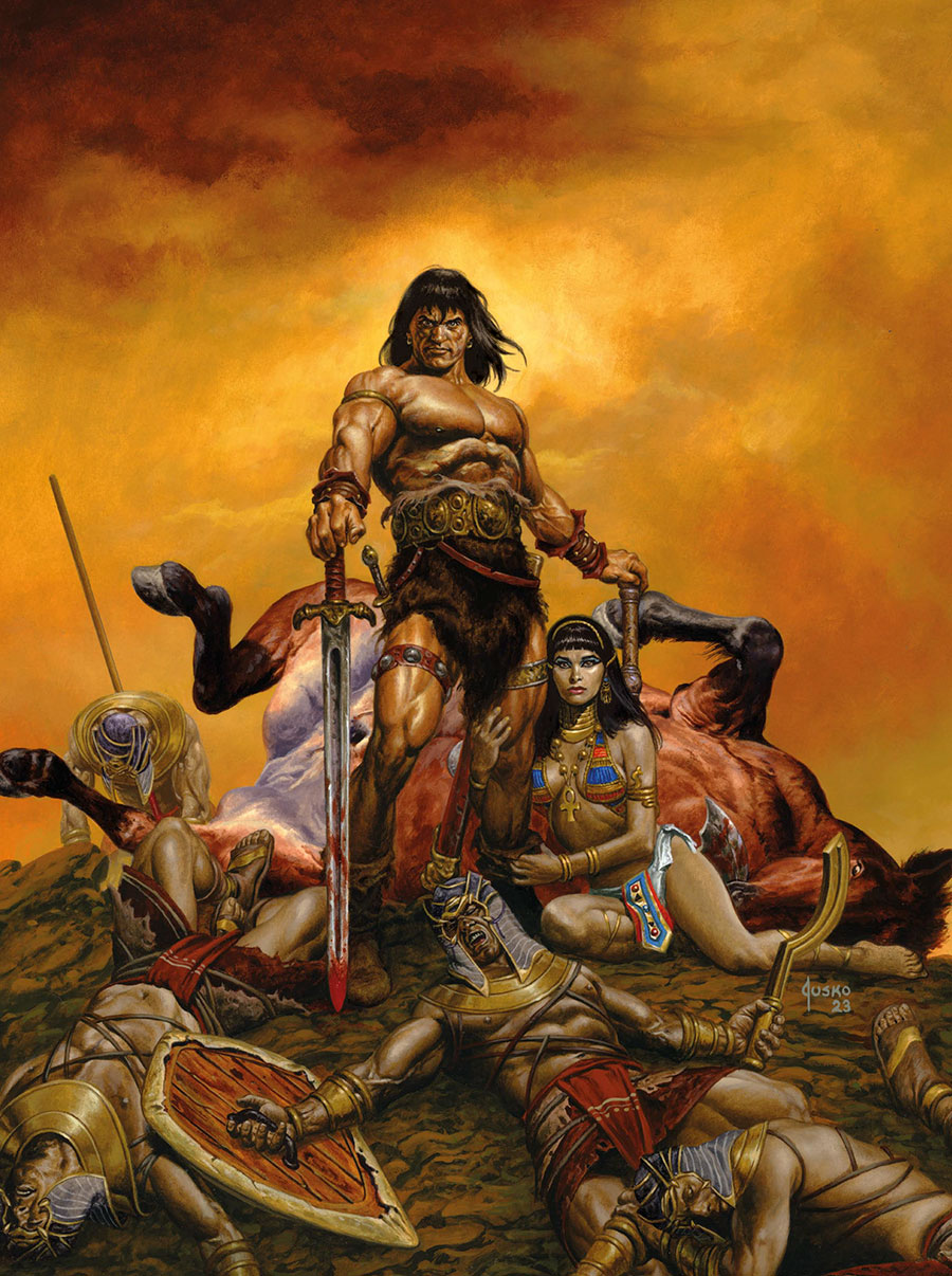 Savage Sword Of Conan Vol 2 #1 Cover D Variant Joe Jusko Virgin Cover