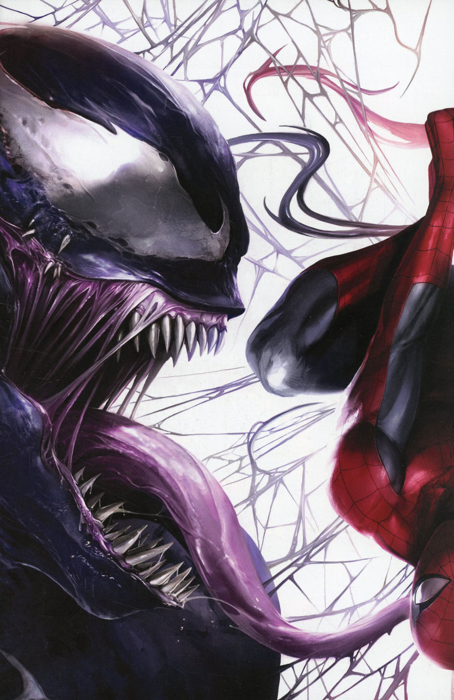 Venom Vol 4 #1  Midtown Exclusive Francesco Mattina & Will Sliney Connecting Virgin Variant Cover (Left Side)
