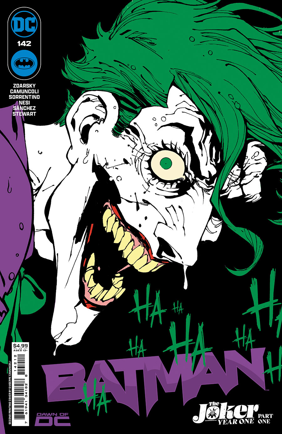 Batman Vol 3 #142 Cover G 2nd Ptg Giuseppe Camuncoli & Stefano Nesi Variant Cover
