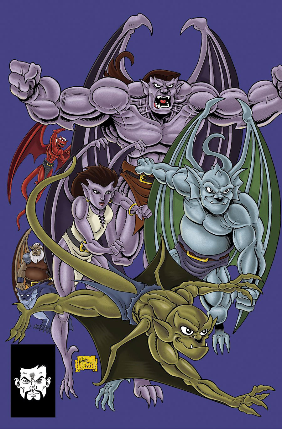 Gargoyles Vol 3 #12 Cover T Incentive Ken Haeser Virgin Cover