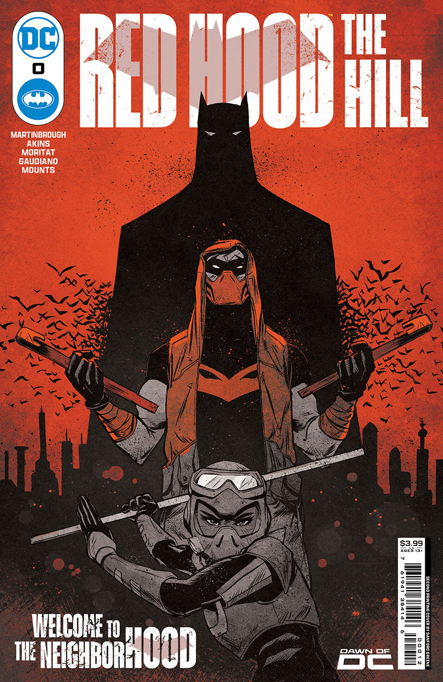 Red Hood The Hill #0 Cover B 2nd Ptg Sanford Greene Recolored Variant Cover (Limit 1 Per Customer)