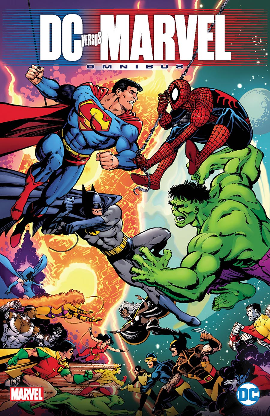 DC Versus Marvel Omnibus HC Book Market George Perez Cover
