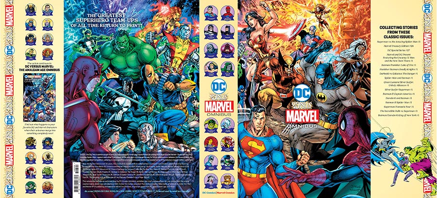 DC Versus Marvel Omnibus HC Direct Market Exclusive Jim Lee & Scott Williams Wraparound Variant Cover