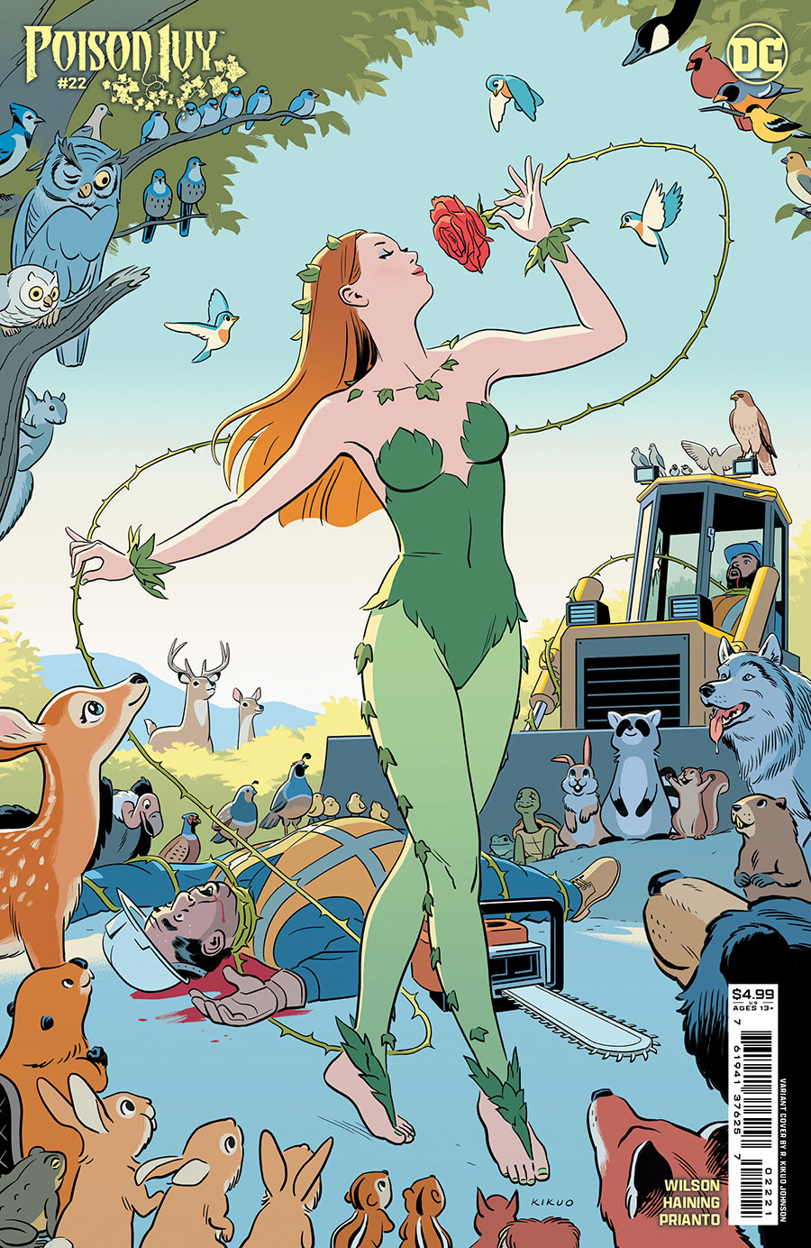Poison Ivy #22 Cover C Variant R Kikuo Johnson Card Stock Cover