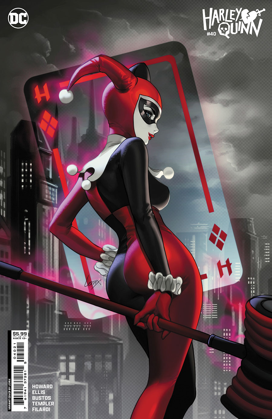 Harley Quinn Vol 4 #40 Cover B Variant Lesley Leirix Li Card Stock Cover