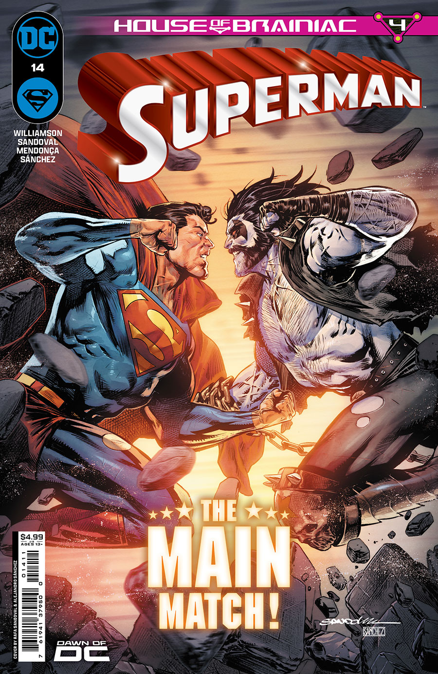 Superman Vol 7 #14 Cover A Regular Rafa Sandoval Cover (House Of Brainiac Part 4)