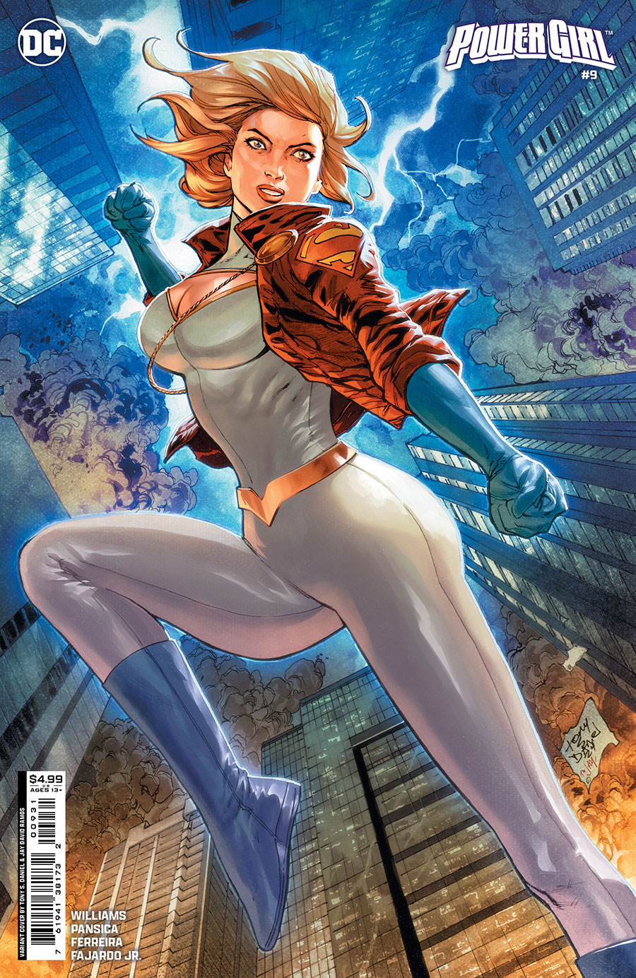 Power Girl Vol 3 #9 Cover B Variant Tony S Daniel Card Stock Cover (House Of Brainiac Tie-In)
