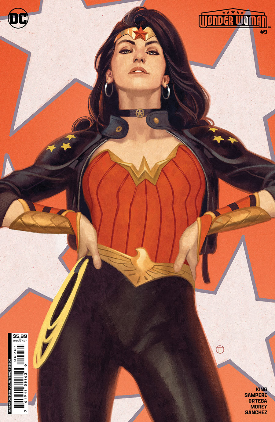 Wonder Woman Vol 6 #9 Cover B Variant Julian Totino Tedesco Card Stock Cover