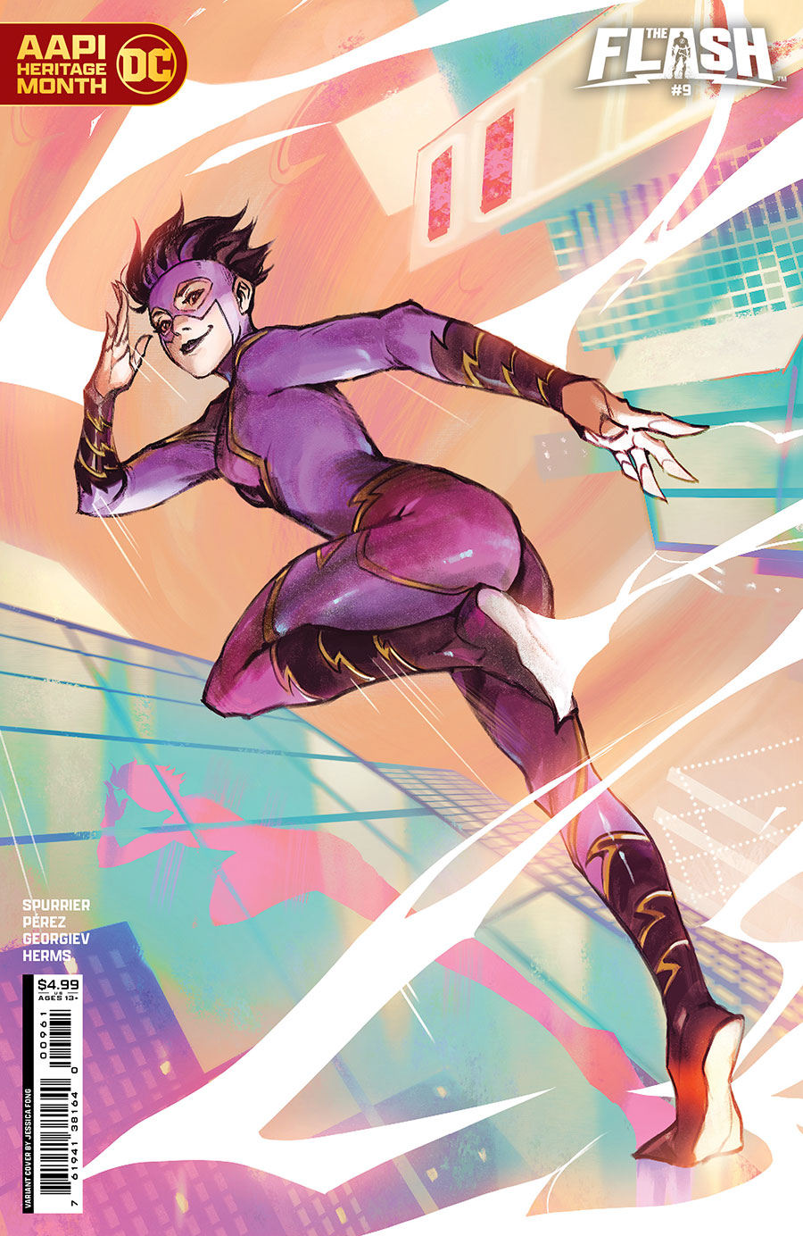 Flash Vol 6 #9 Cover D Variant Jessica Fong Avery Ho AAPI Month Card Stock Cover