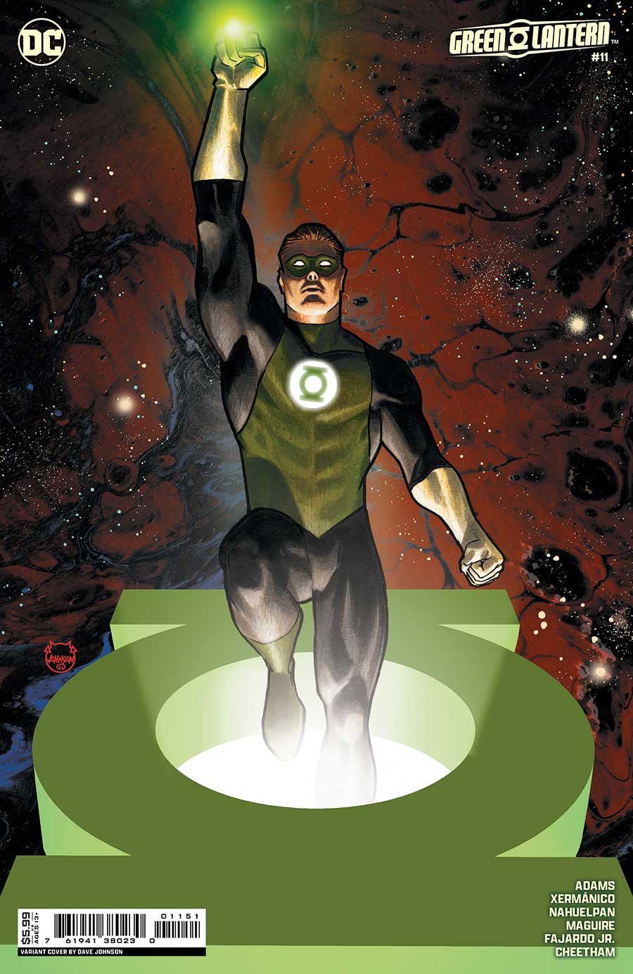 Green Lantern Vol 8 #11 Cover C Variant Dave Johnson Card Stock Cover (House Of Brainiac Tie-In)
