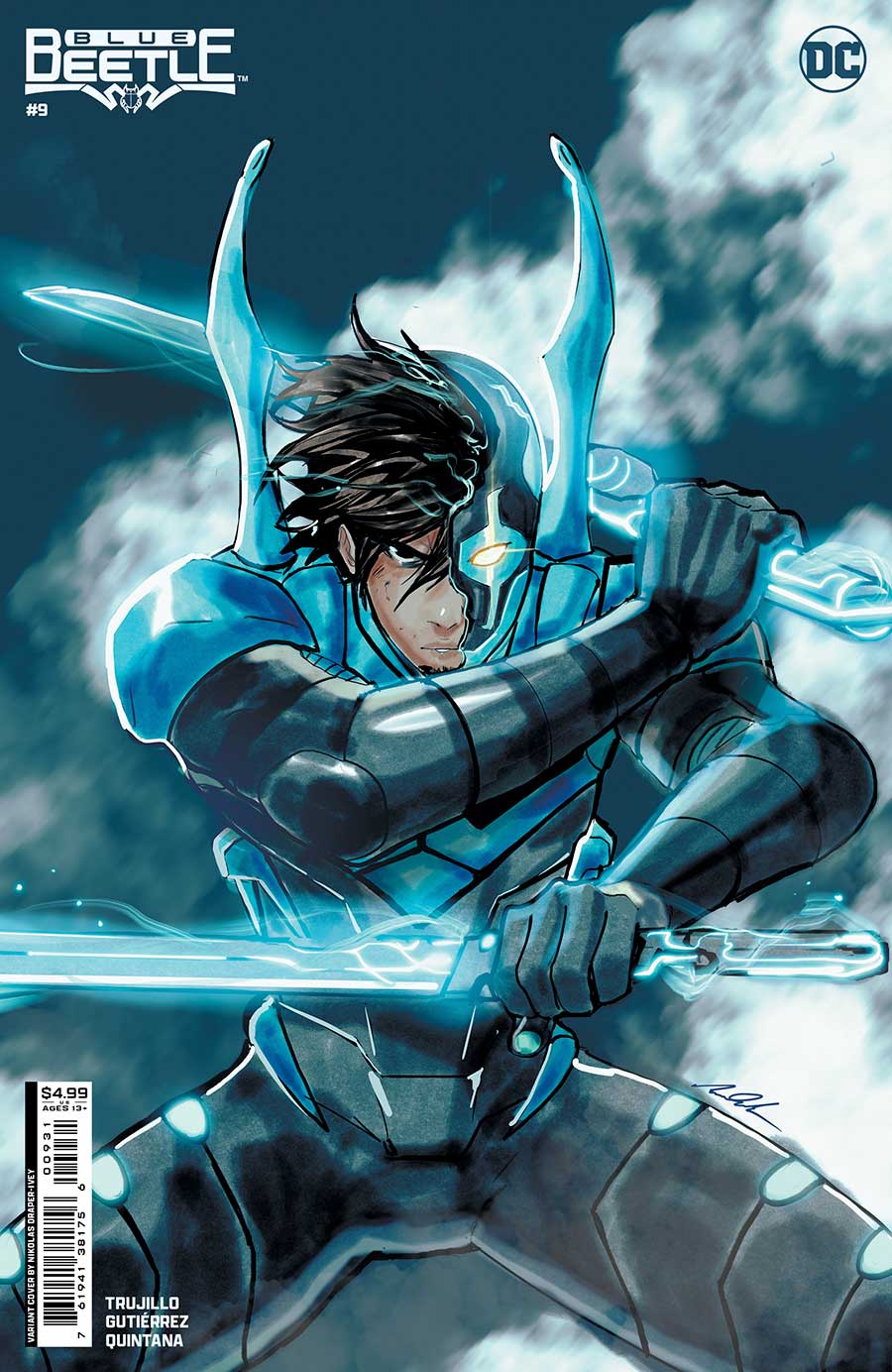 Blue Beetle (DC) Vol 5 #9 Cover B Variant Nikolas Draper-Ivey Card Stock Cover