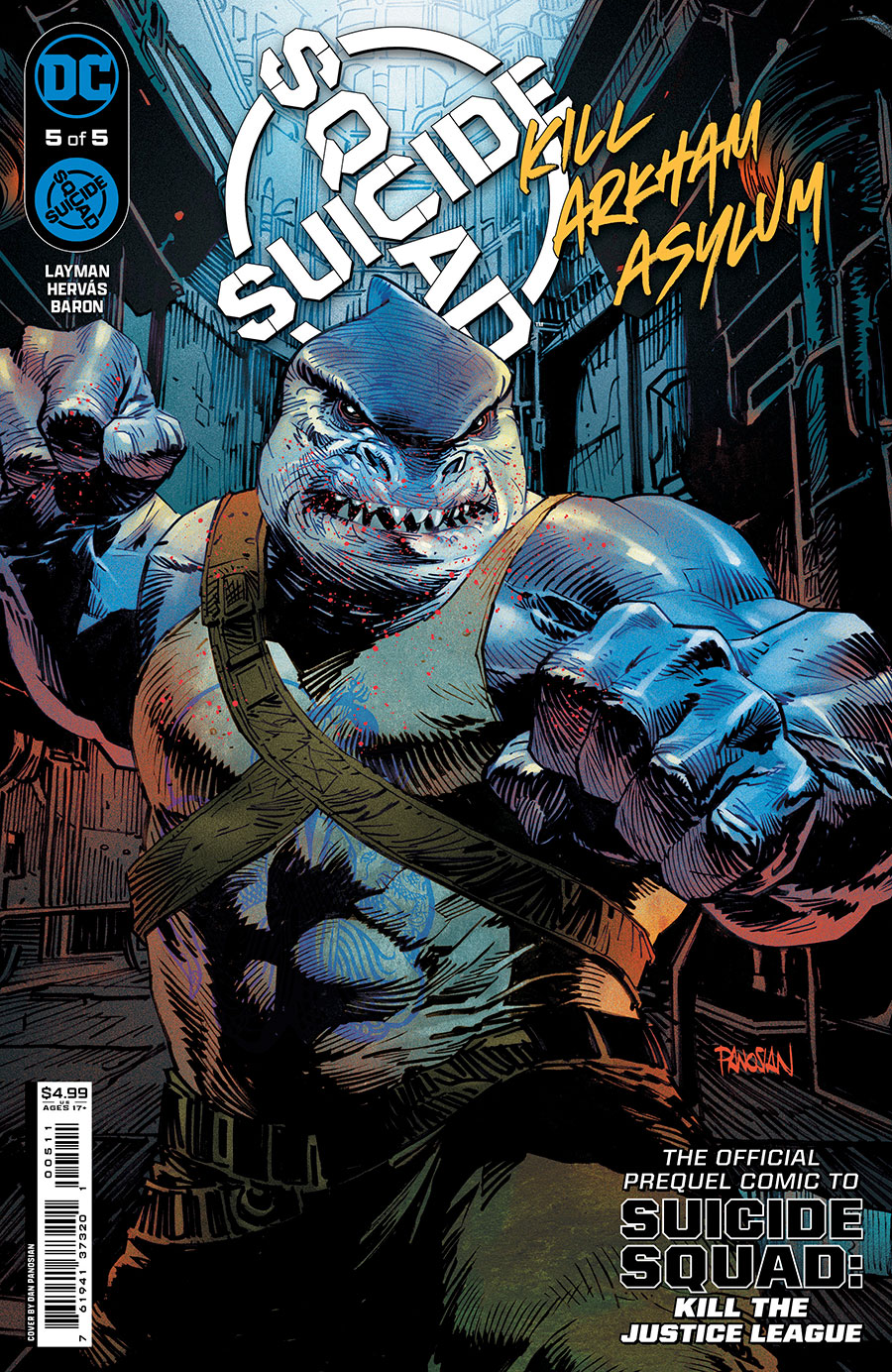 Suicide Squad Kill Arkham Asylum #5 Cover A Regular Dan Panosian Cover