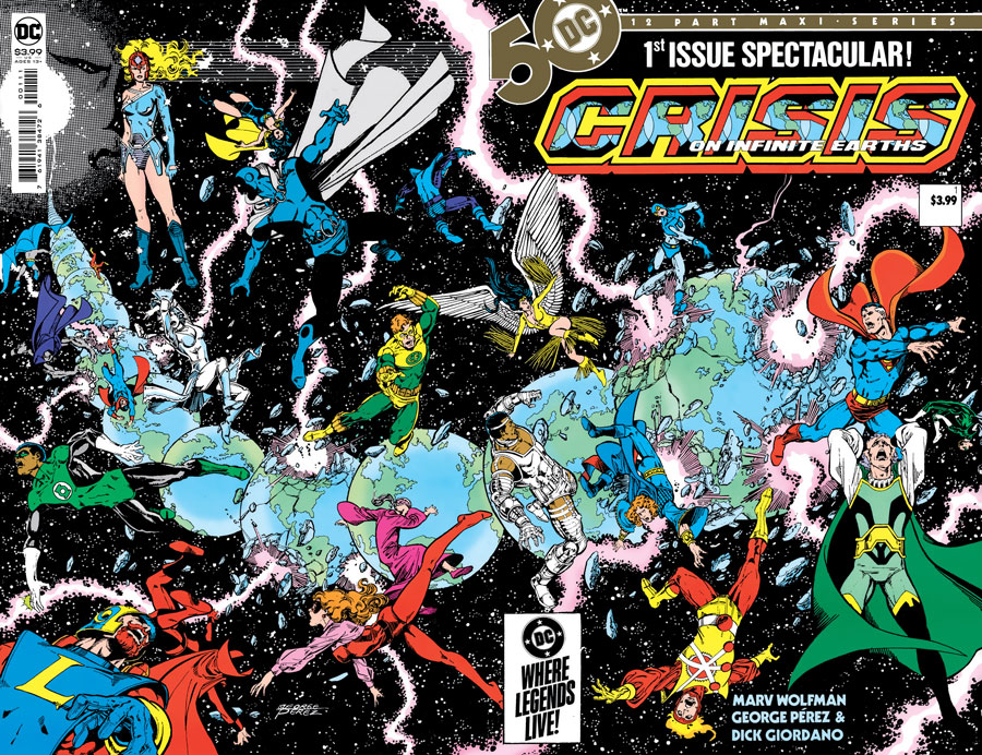 Crisis On Infinite Earths #1 Facsimile Edition Cover A Regular George Perez Wraparound Cover