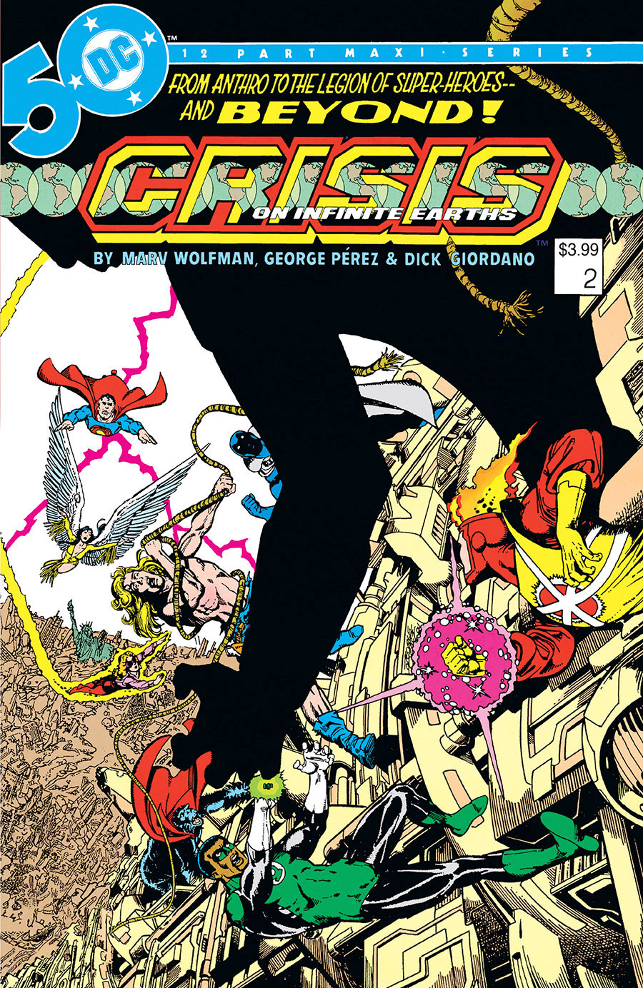 Crisis On Infinite Earths #2 Facsimile Edition Cover A Regular George Perez Cover