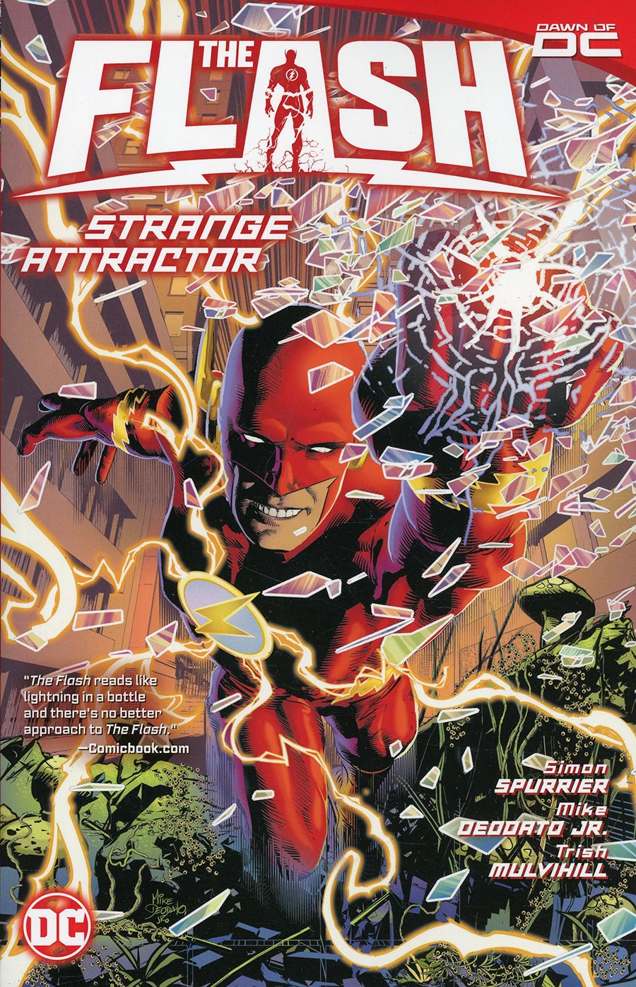 Flash (2023) Vol 1 Strange Attractor TP Book Market Mike Deodato Jr Cover