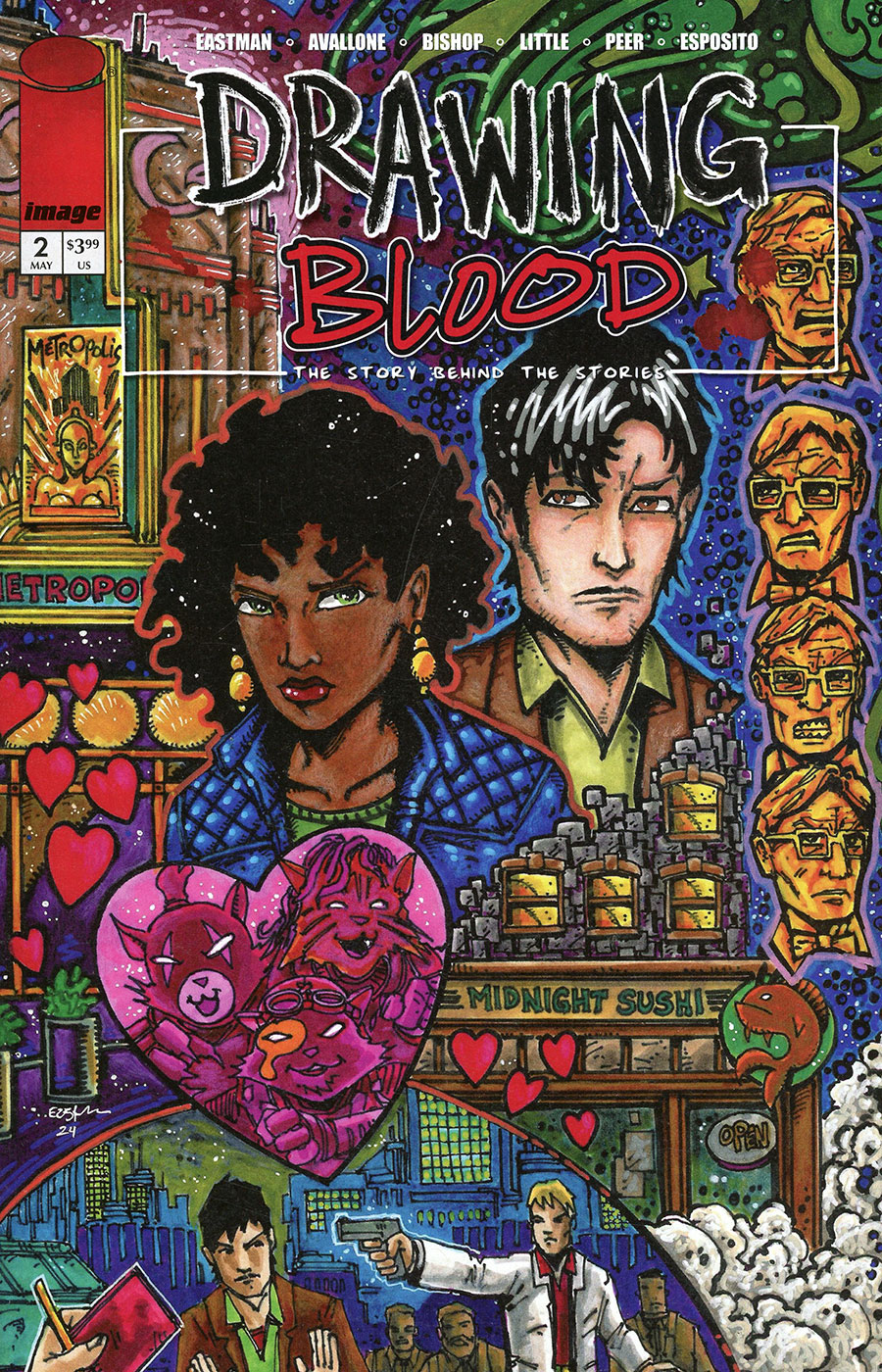 Drawing Blood #2 Cover A Regular Kevin Eastman Cover