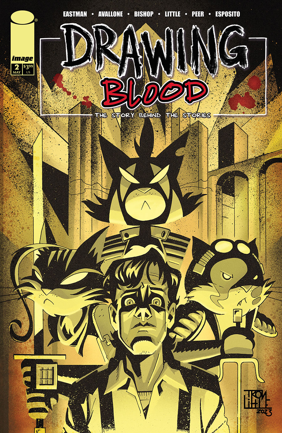 Drawing Blood #2 Cover C Variant Troy Little Cover