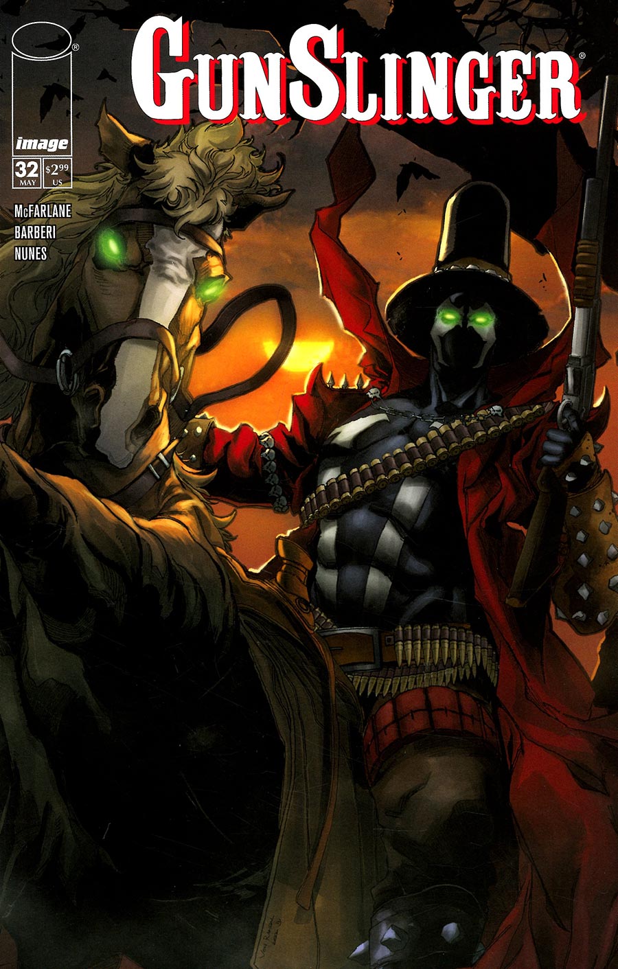 Gunslinger Spawn #32 Cover A Regular Von Randal Cover