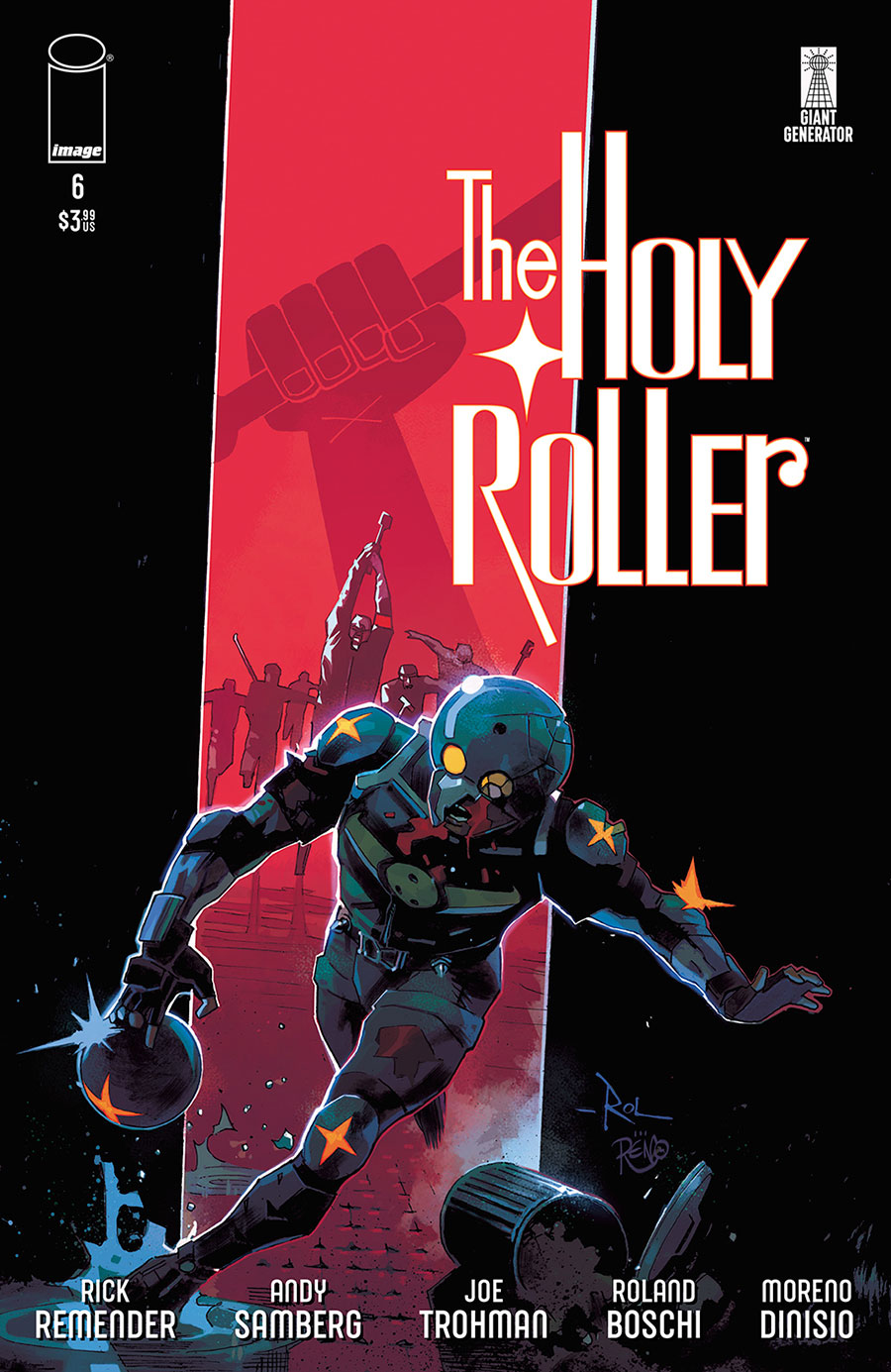 Holy Roller #6 Cover A Regular Roland Boschi & Moreno Dinisio Cover