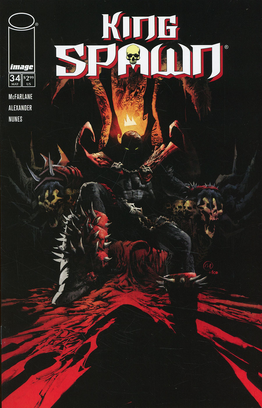 King Spawn #34 Cover A Regular Jason Shawn Alexander Cover