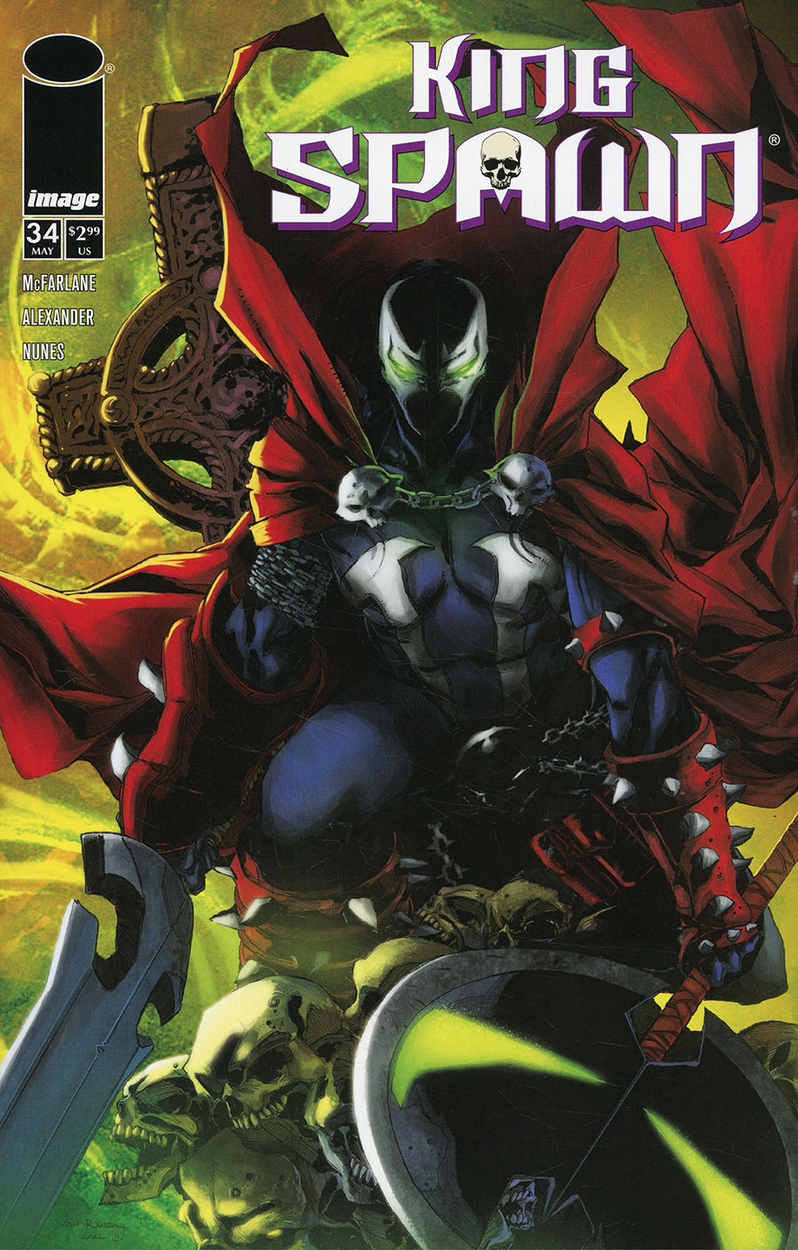 King Spawn #34 Cover B Variant Von Randal Cover