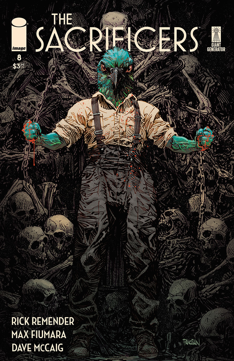 Sacrificers #8 Cover B Incentive Dan Panosian Variant Cover