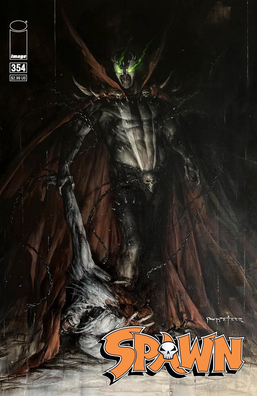 Spawn #354 Cover A Regular Puppeteer Lee Cover