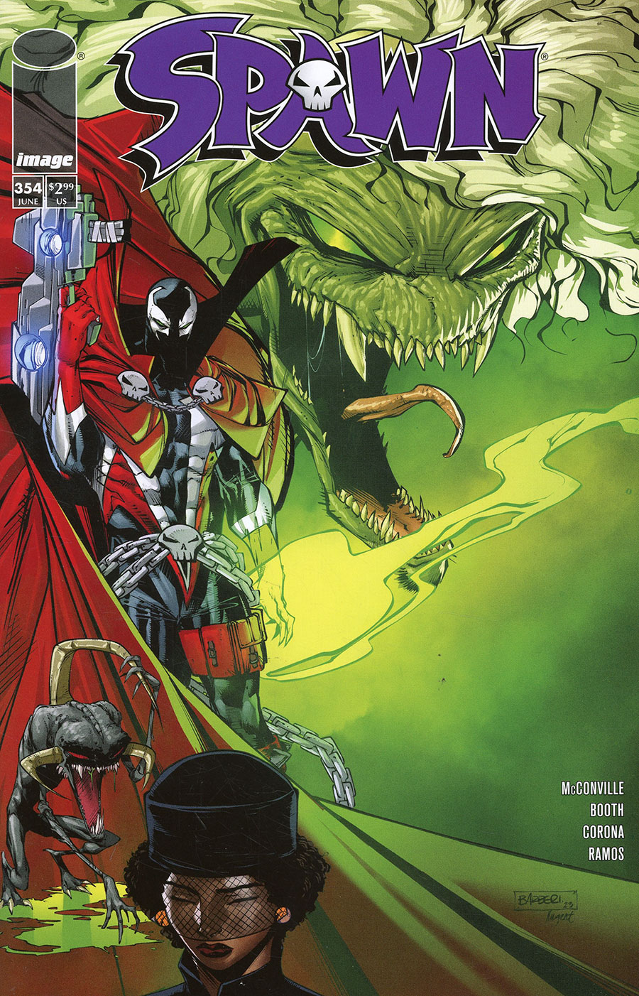 Spawn #354 Cover B Variant Carlo Barberi Cover